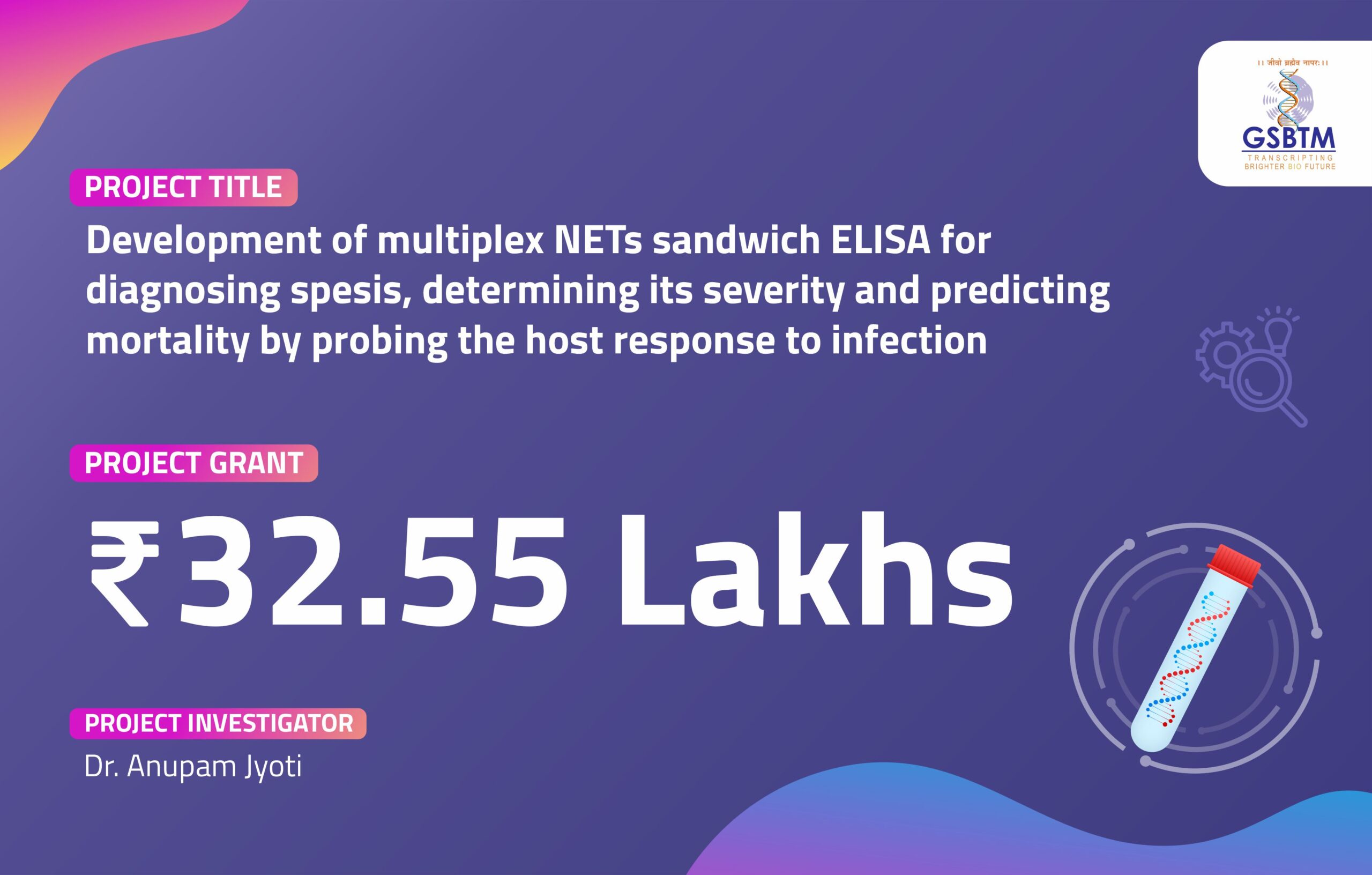 Development of multiplex NETs sandwich ELISA for diagnosing spesis, determining its severity and predicting mortality by probing the host response to infection