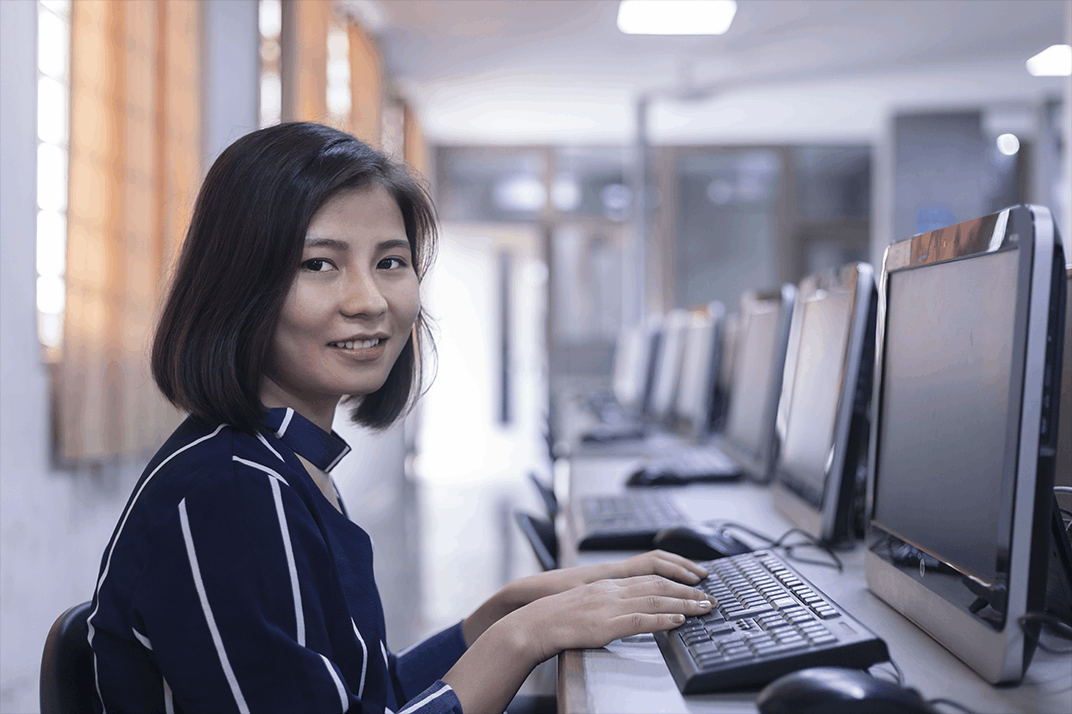 Researcher in laboratory